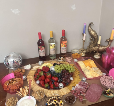 mobile charcuterie for a girls night in dallas