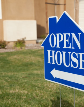 open house sign in dallas