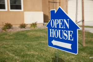 open house sign in dallas